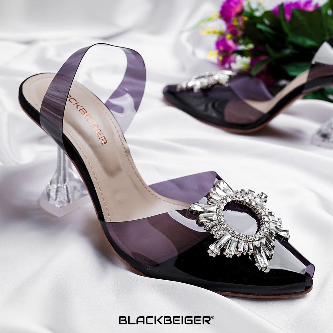 CRYSTAL CINDERELLA - BLACK - (No Return/Exchange)