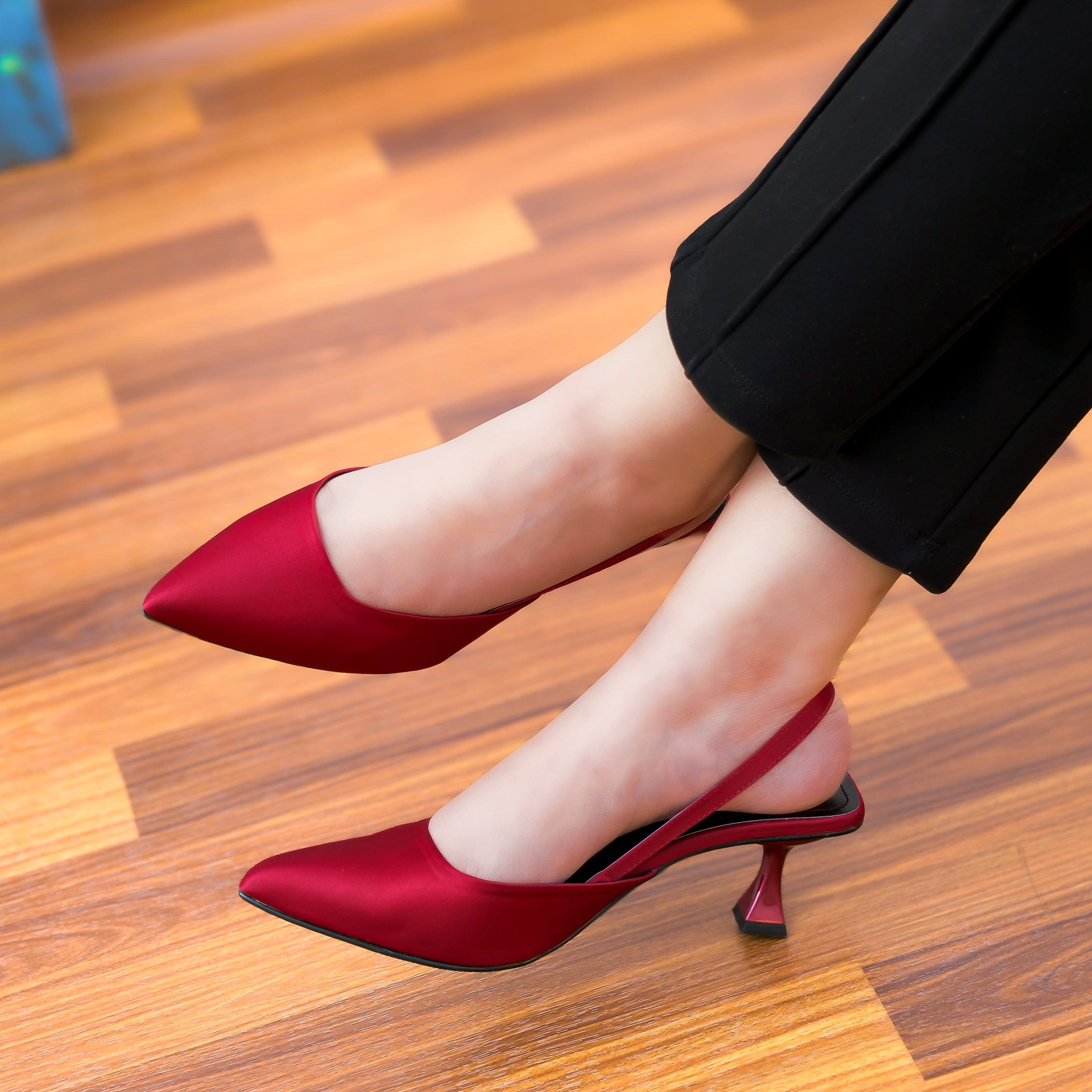 FLARE - RED – BlackBeiger - Premium Footwear Brand