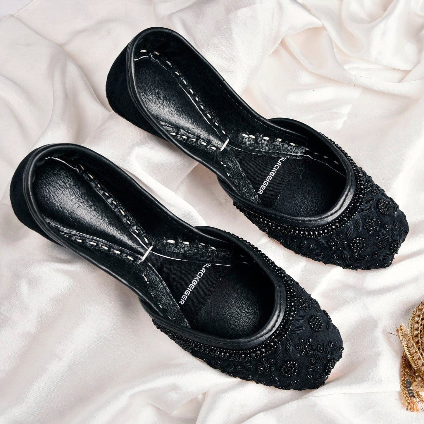 Black Khussa For Girls Blackish Khussa (black)